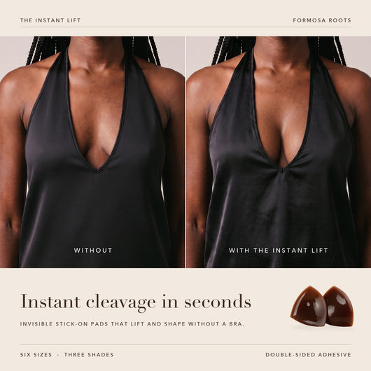 Without and with The Instant Lift