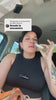 Creator showing the roller she keeps in the car